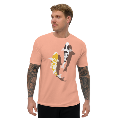 [Koi] T-shirt Tartaruga branca, estofamento alemão (masculino)