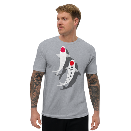 [Koi] Camiseta Tancho Vermelho e Branco (Masculino)