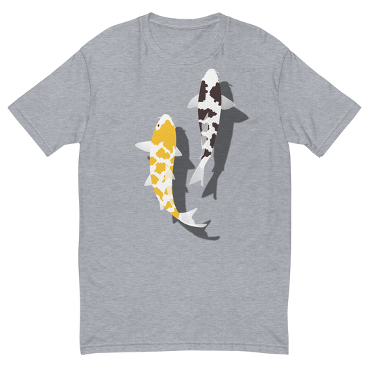[Koi] T-shirt Tartaruga branca, estofamento alemão (masculino)