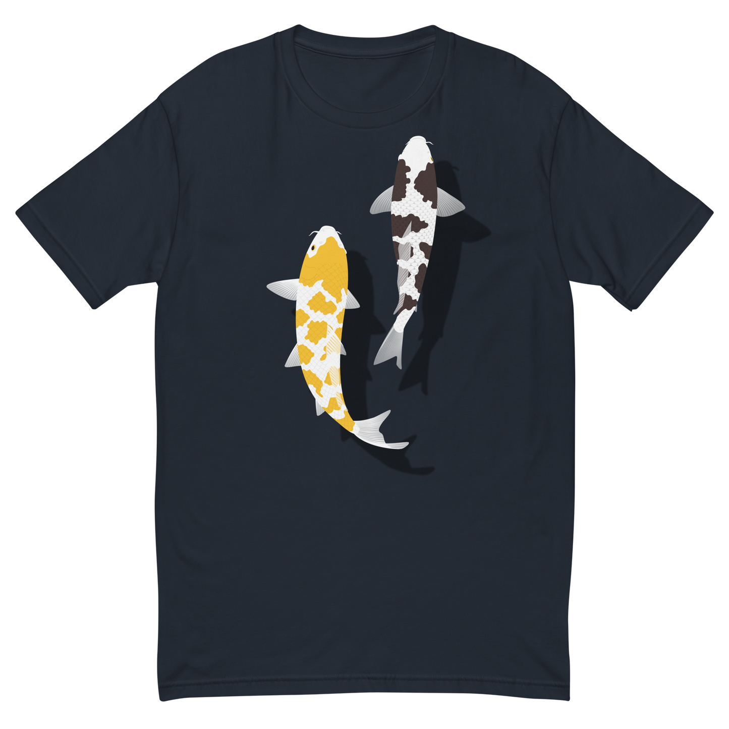 [Koi] T-shirt Tartaruga branca, estofamento alemão (masculino)