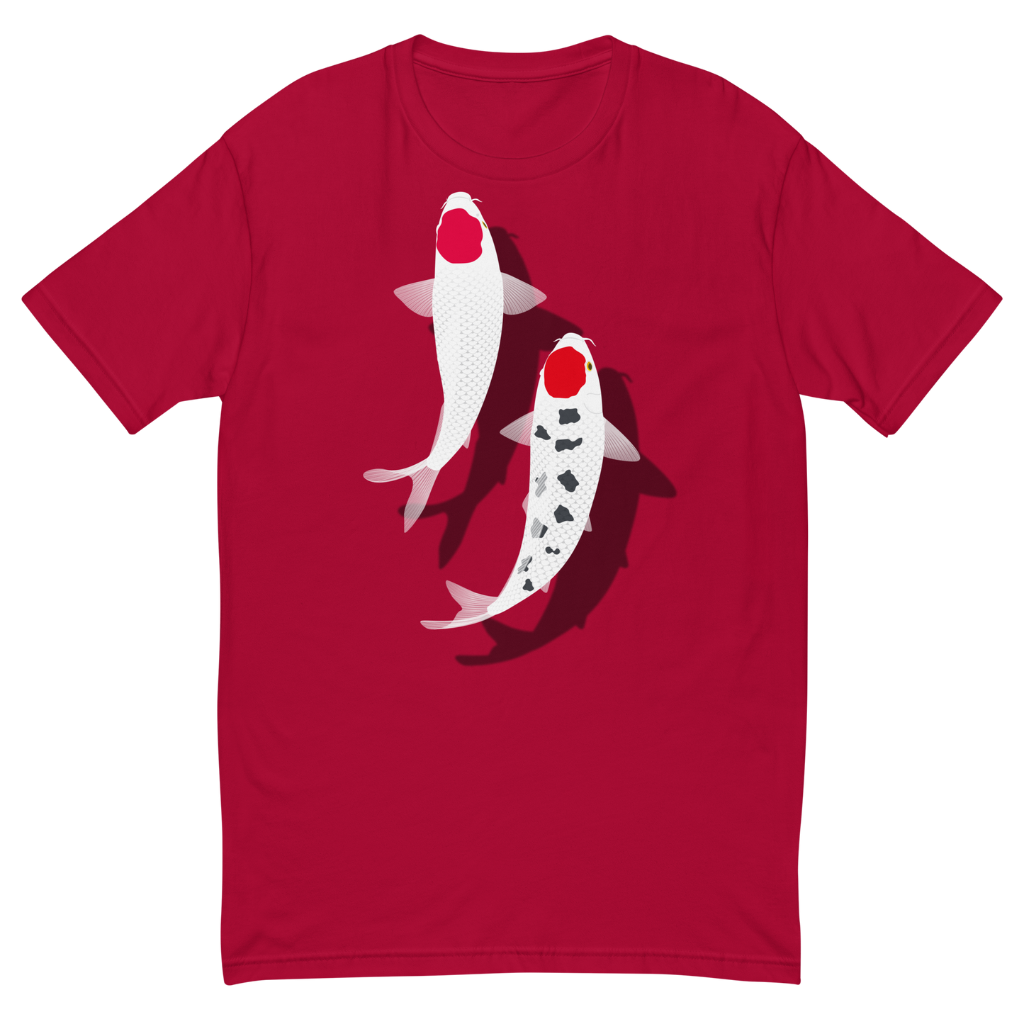 [Koi] Camiseta Tancho Vermelho e Branco (Masculino)