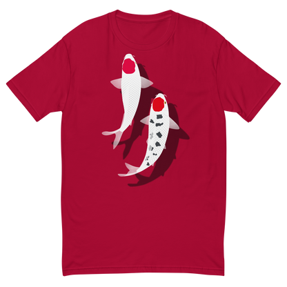 [Koi] Camiseta Tancho Vermelho e Branco (Masculino)