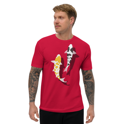 [Koi] T-shirt Tartaruga branca, estofamento alemão (masculino)