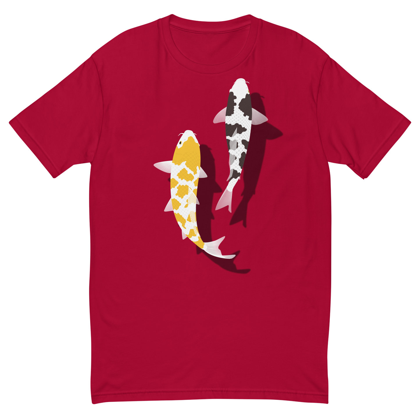 [Koi] T-shirt Tartaruga branca, estofamento alemão (masculino)