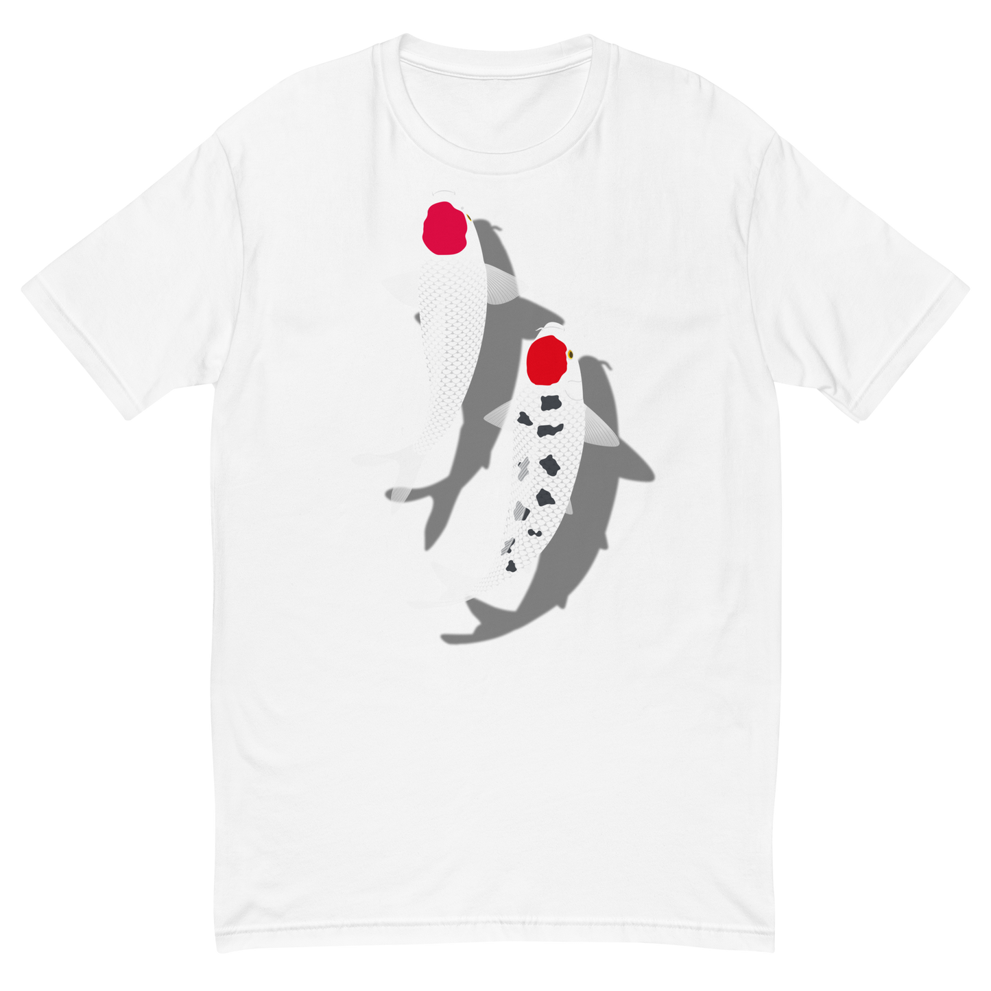 [Koi] Camiseta Tancho Vermelho e Branco (Masculino)