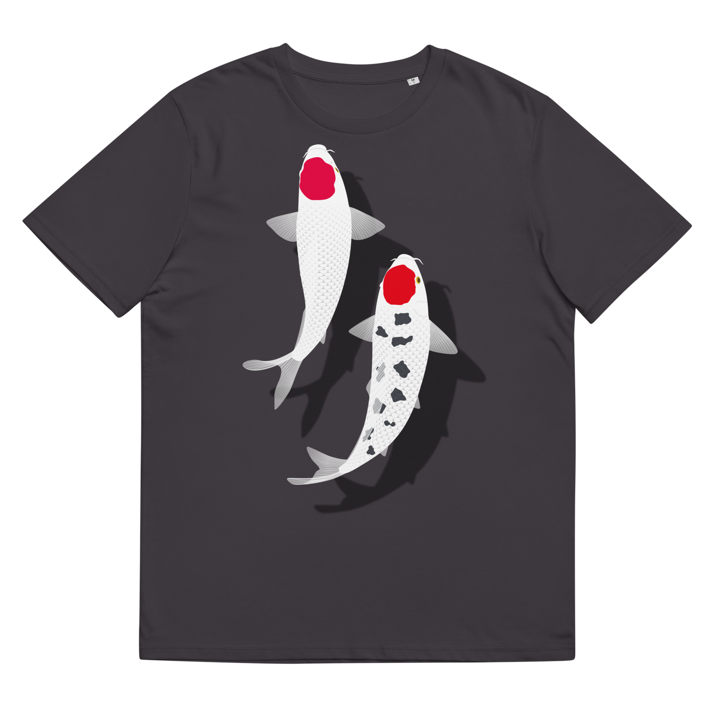 [Koi] Camiseta Tancho Vermelho e Branco (Unissex)