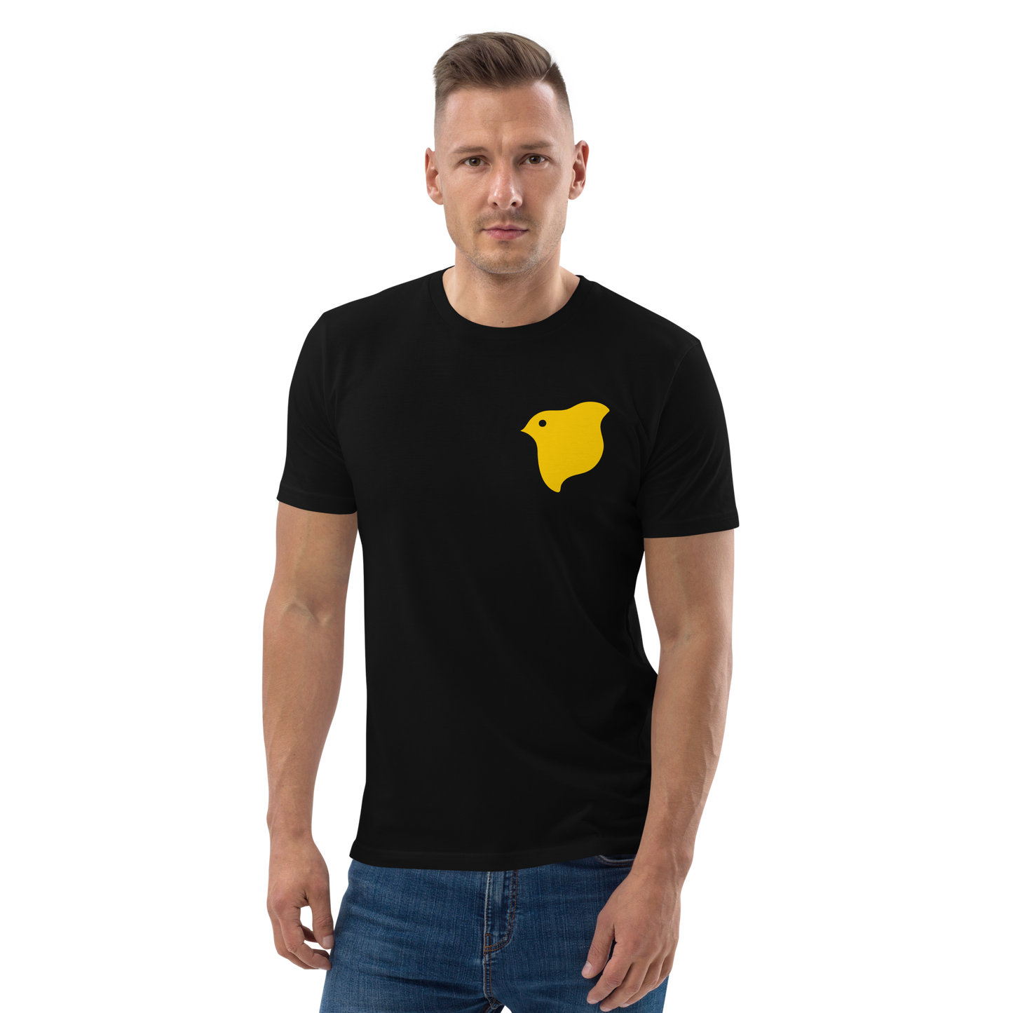 T-shirt logotipo amarelo (unissex)