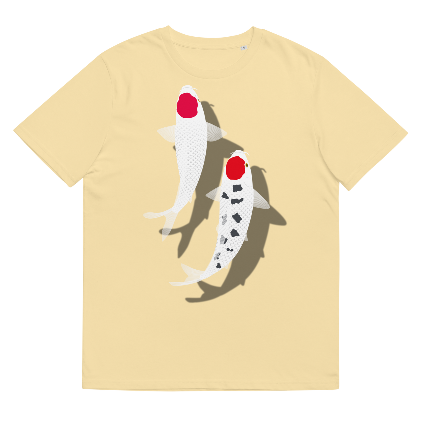 [Koi] Camiseta Tancho Vermelho e Branco (Unissex)