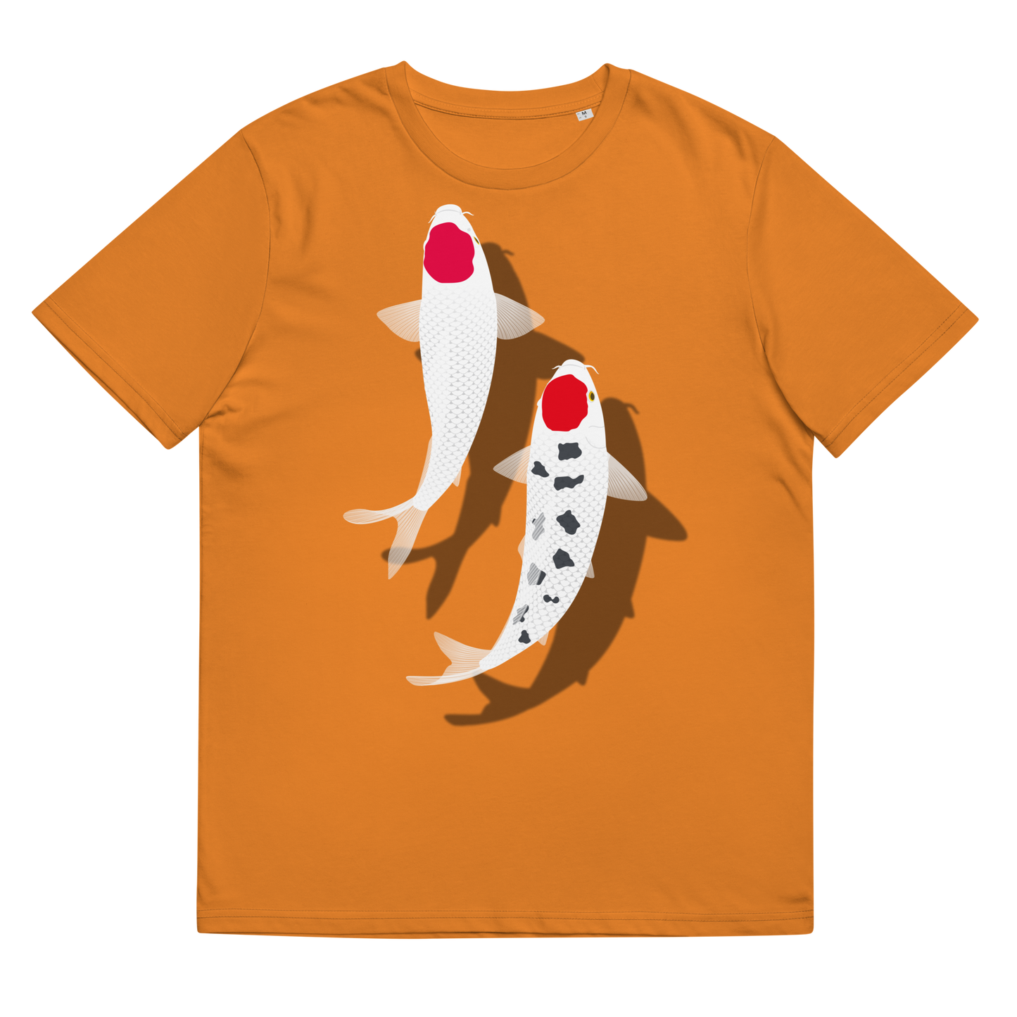 [Koi] Camiseta Tancho Vermelho e Branco (Unissex)