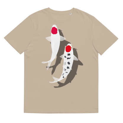 [Koi] Camiseta Tancho Vermelho e Branco (Unissex)