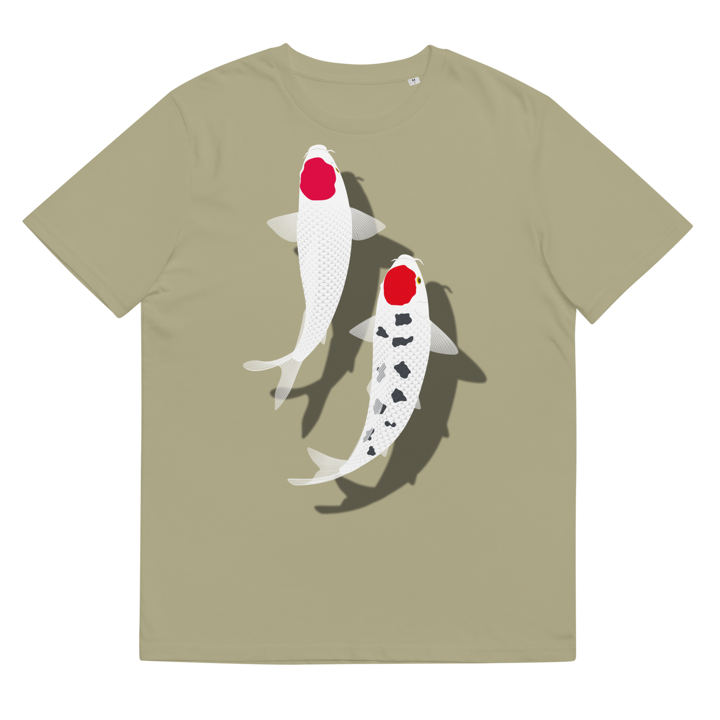 [Koi] Camiseta Tancho Vermelho e Branco (Unissex)