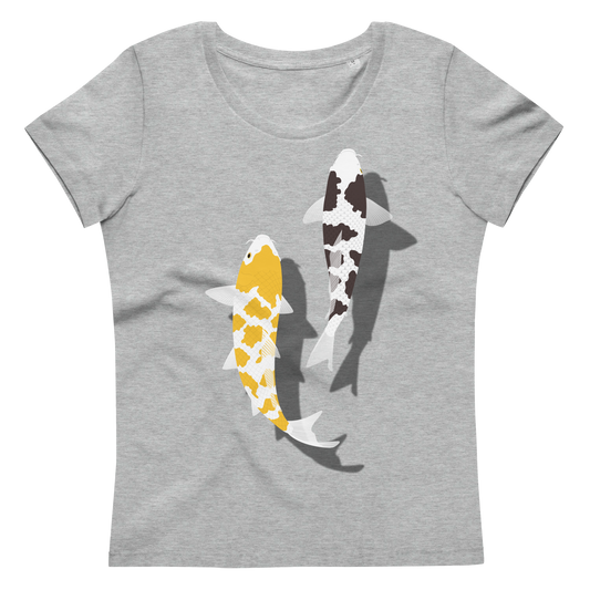 [Koi] T-shirt Tartaruga branca, estofamento alemão (feminino)